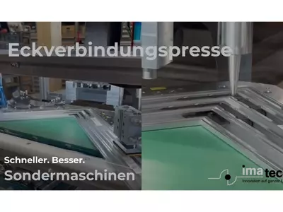 Profilpresse bis 3 x 3 Meter, automatisch pressen und kleben